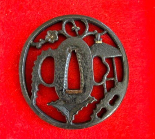 Spada samurai katana tsuba - da,