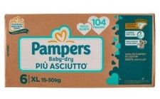 PAMPERS BABY DRY TAGLIA 6