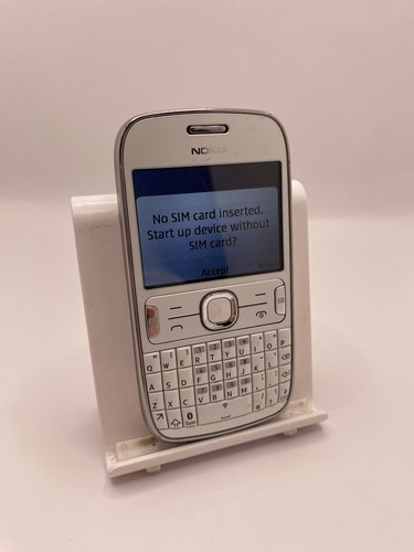 Nokia asha 302 bianco rete - asha, o2