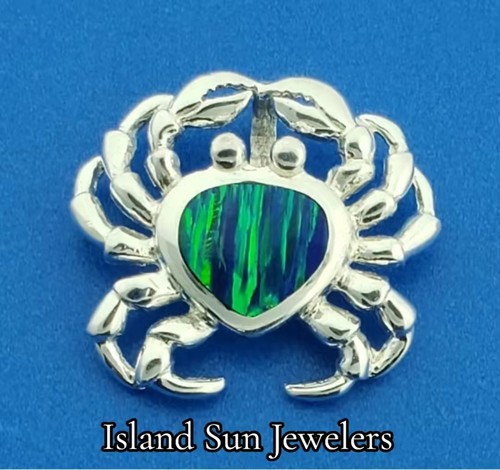 Ciondolo granchio blu - ,, argento
