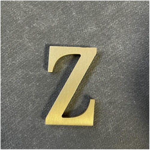 Lettere ottone massiccio - , 6,5cm