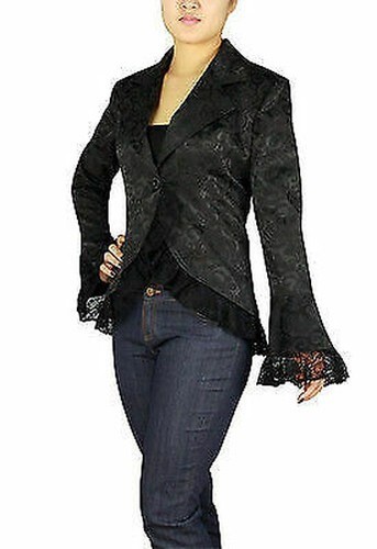 Nero gotico pizzo bordo - gotico,