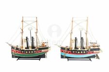 MODELLINO navale nave IN LEGNO MODELLISMO BARCA VELA VELIERO collezione hobby