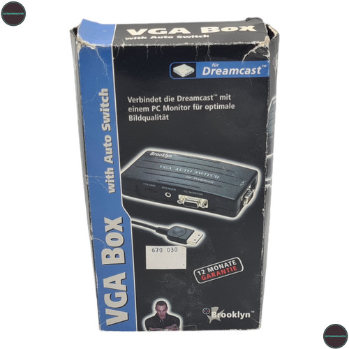 Sega dreamcast vga box auto - sega,