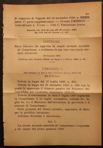 Regio decreto soppressa - decreto,
