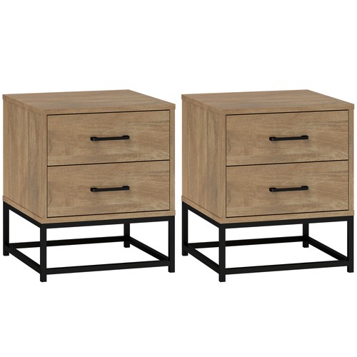 Homcom set comodini - set, di