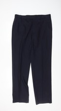 Pantaloni eleganti blu da uomo