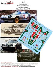 DECALS 1/24 REF 1953 LANCIA