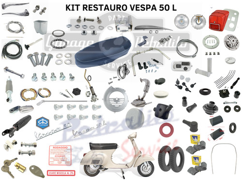 Kit restauro vespa - vespa, l
