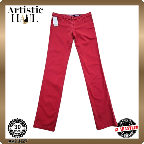 Jeans donna rosso - , hablaine