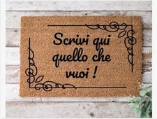 Tappeto zerbino personalizzato