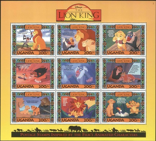 Uganda 1994 disney lion king - 1994,