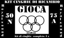 Kit cinghie ricambio 4 x - di,