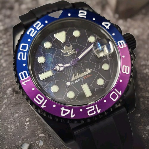 Orologio 40mm nero pvd - 40mm,