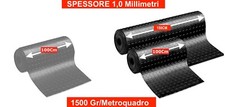 Tappeto gomma nero grigio pvc - gomma,