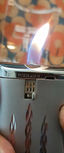 Ronson comet lighter brushed - lighter,