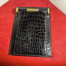 PORTA BLOCCO NOTES GUCCI  VINTAGE IN COCCODRILLO ANNI 70