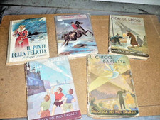 5 LIBRI d'EPOCA la BIBLIOTECA