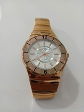 Orologio da Polso in Acciaio M&M Primo Emporio Quadrante Argento Cinturino Oro