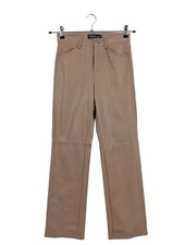 JEANS INDUSTRY Pantaloni in ecopelle Donna Pantalone Taglia IT 40 bianco sporco