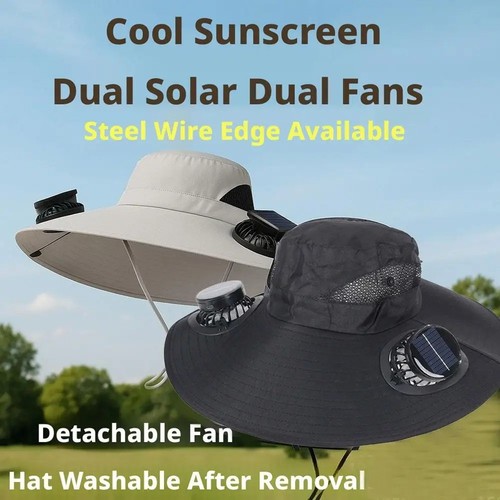 Cappello sole tesa larga - a,