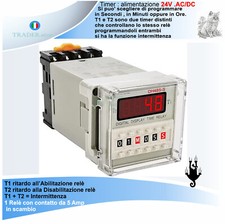 timer temporizzatore 24 V