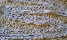 pizzo a uncinetto per lenzuolo