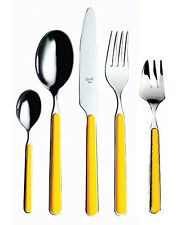 MEPRA FANTASIA SET POSATE 30 PEZZI 18/10 COLORE GIALLO OFFERTA MADE IN ITALY