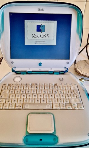 Apple ibook clamshell bleu - apple,