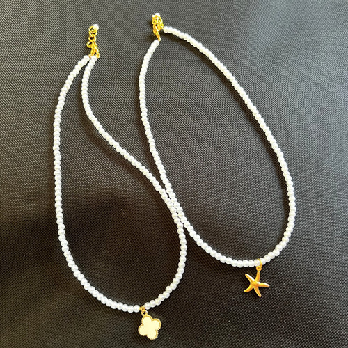 Collana girocollo fatta - a, mano