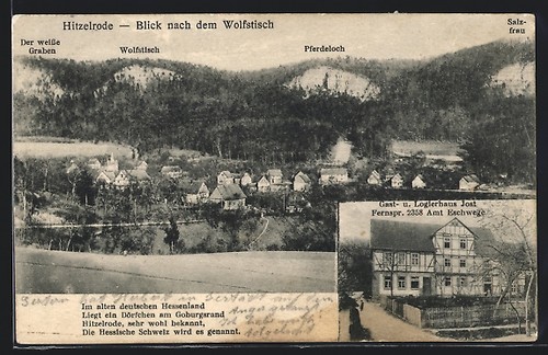 Cartolina hitzelrode locanda - cartolina,