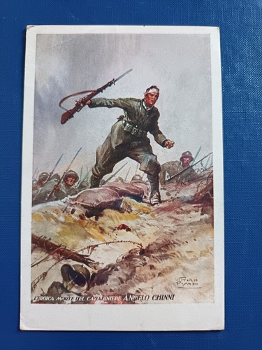 816a cartolina atti eroici - eroici, dei