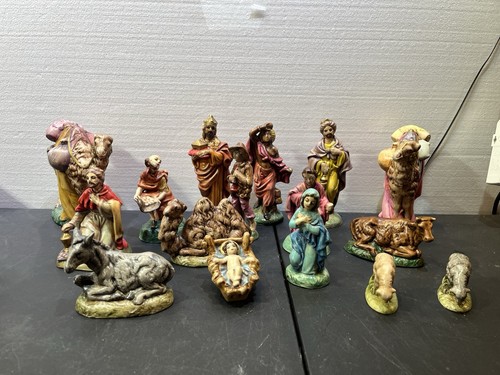 Presepe ceramica dipinto a - in,