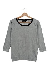 NAF NAF Maglia a maglia fine Donna Maglione Taglia IT 40 grigio chiaro