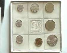 1974 San Marino serie divisionale della Zecca 8 monete FDC con 500 lire argento