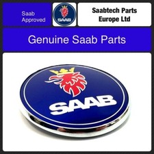 Originale Saab Anteriore Cofano Emblema/Distintivo 9-3 & 9-5 - Nuovo 12844161