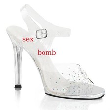 Sexy SANDALI STRASS tacco 11,5