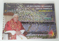 Vaticano Busta filatelico-numismatica 2012 Incontro famiglie 2 euro FDC