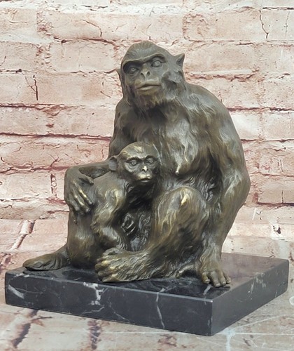 Statue bronzo milo monkey - milo,