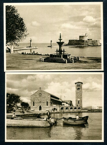 Egeo due cartoline - egeo, (b4734)