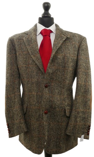 Giacca harris tweed beige - giacca,