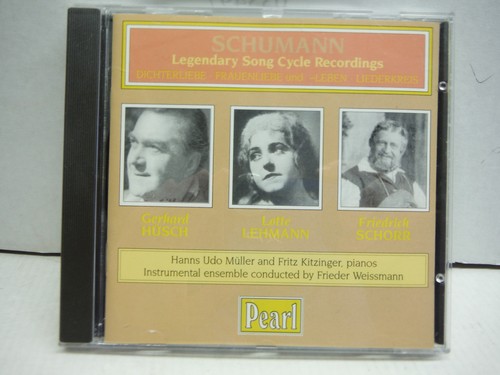 Schumann legendary song cycle - schumann:,