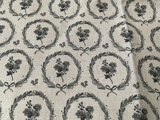 Corona Britta Antracite Oliva e Margherita Lino - NUOVO resto di tessuto