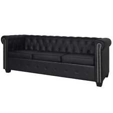 vidaXL Divano Chesterfield a 3