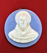 ? CERAMICA FRATELLI DELLA ROBBIA QUADRETTO SAN .FRANCESCO DI ASSISI-  195