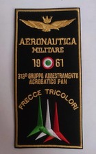 Patch Aeronautica Militare  1961 313° Gr Acrobatico PAN FRECCE TRICOLORI Replica