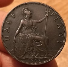 Moneta Half Penny 1897, Great