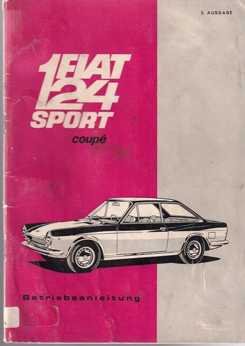Fiat 124 sport coupè - sport,