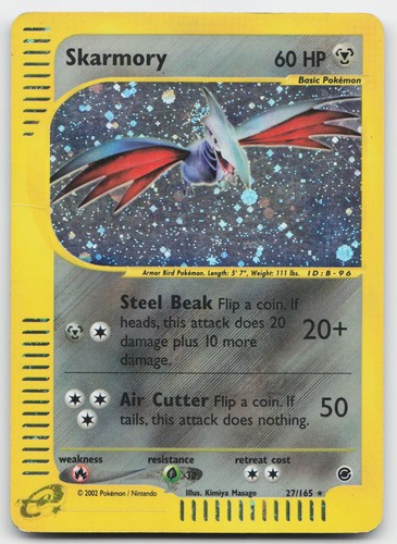 Skarmory 165 holo rare - 27/165,