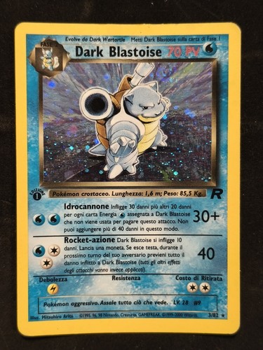 Pokémon dark blastoise 82 - pokémon, 3/82